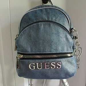 Guess Manhattan Denim Backpack Excellent